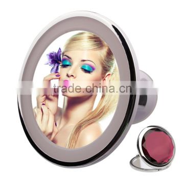 7 Inch Double Sides Vanity Tabletop Magnification LED Makeup Mirror with Light