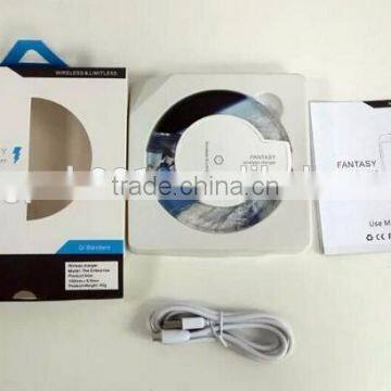 OEM ORDER WELCOME QI WIRELESS CHARGER PAD STAND QI WIRELESS CHARGER PAD WITH LCD LIGHT FOR GALAXY S7 EDGE TRANSMITTER photo-6