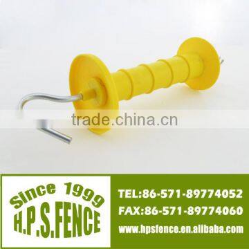 For Electric Fence Yellow Powerfields Plastic Rubber Gate Handle For Animal Fencing