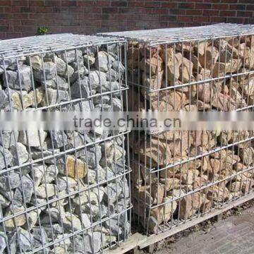 2*1*1 M hot-dipped galvanized welded stone gabion basket with clip