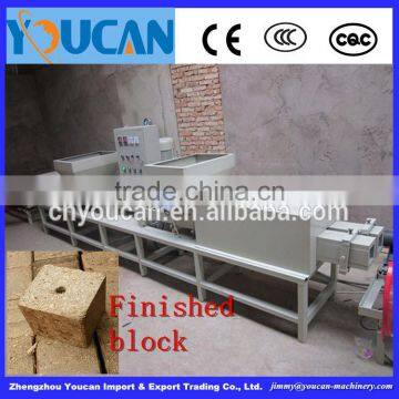 Energy saving block machine wooden pallet,hot press wood pallet block feet machine