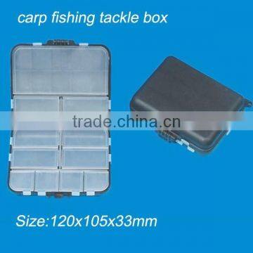 Plastic carp fishing tackle box