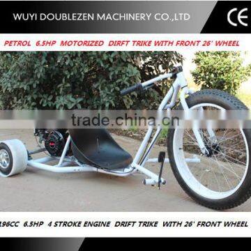 motorized drift trike ,6.5HP 4 STROKE ENGINE