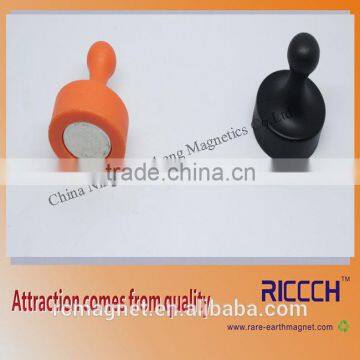 Office Memo Colorful Plastic Magnetic Push Pin photo-3