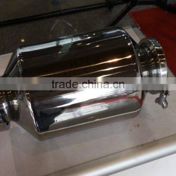 Customize stainless steel pharmacy Inoculated bottle/ pharmacy container for laboratory with two inlet