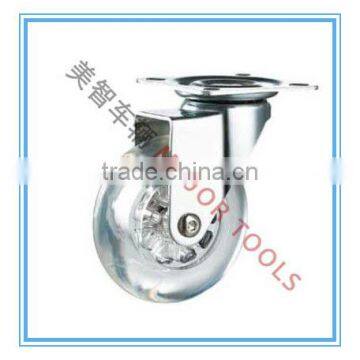 Customized color small transparent pu casters