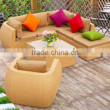 Modern rattan furniture rattan sofa set outdoor sofa set