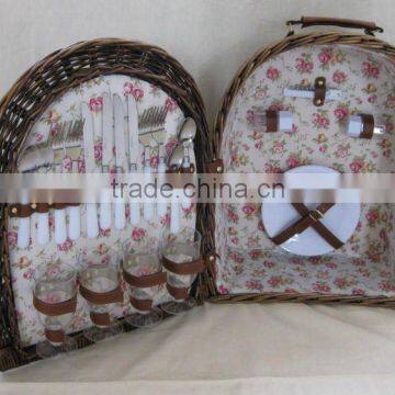 fasional willow picnic basket