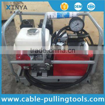 Double speed super high pressure hydraulic pump station with HONDA engine