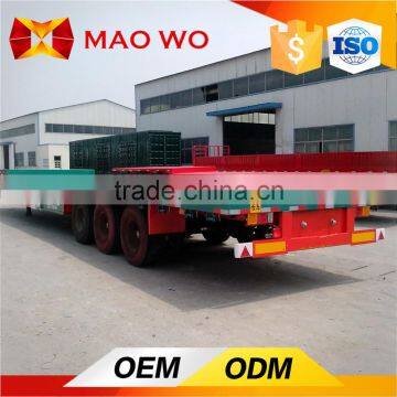 Low Price New Design 3 Axle Flat Bed Trailer photo-4