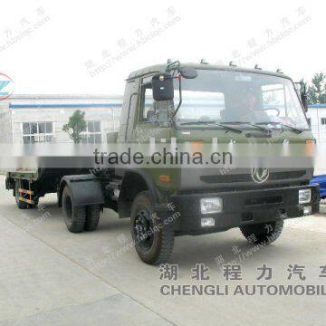 China single axle flat bed semi trailer sale