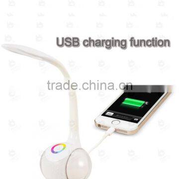 China on Sale Multifunctional Bluetooth Flexible Desk Lamp With Mini Speaker Player Music photo-3