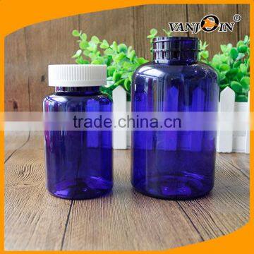 50ml Clear Blue Plastic Pill Bottle With Locking Lid photo-4