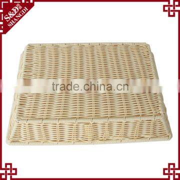 100% Hand Weaved Market Fruit and Vegetable Display Basket photo-5