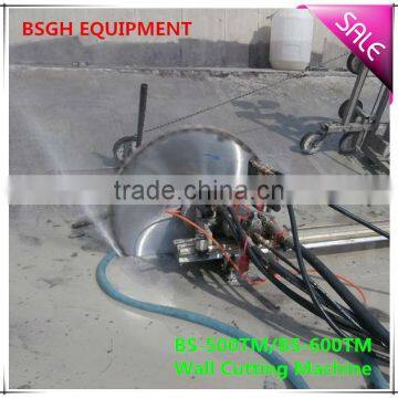 BS-600TM concrete beam cutter machine , stone rock cutting machine .