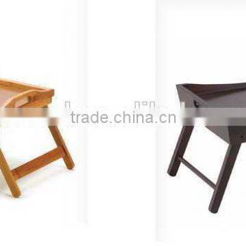 New design convenience wooden folding lap trap for wholesale