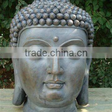 Bronze Darkness Buddha Head Statue for Garden photo-2