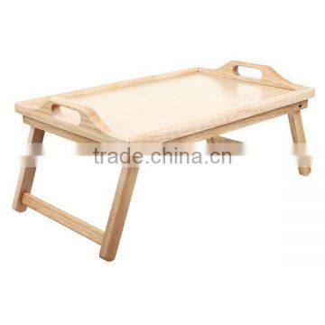 wooden folded laptop bed computer table For Laptop PC Tablet