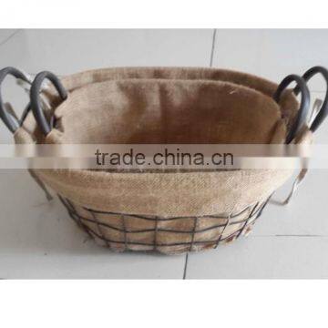 jiayu High-quality decorative fabric bread basket with handmade for storage