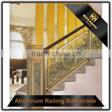 Interior Decorative Railing Design Brass Stair Handrails photo-4