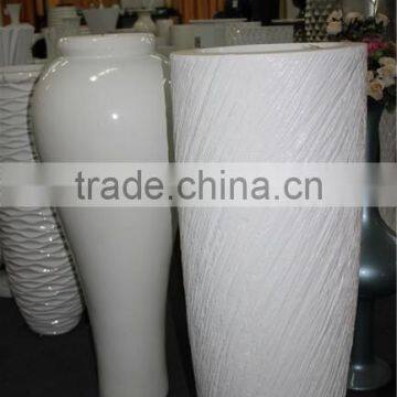 CHY050902 Gardendecorative Pot/ Large White Flower Planter,large Flower Vase photo-2