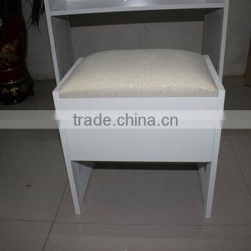 Bedroom Wooden Dresser, Make up Dressing Table Set, Table With Mirror & Stool photo-3