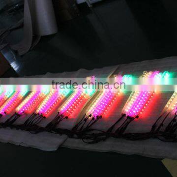 Disco music activated led meteor light 3d tube videos