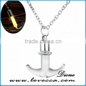 Latest Design Unique Copper Plated Jewelry Glow in the Dark Cross Necklaces photo-3