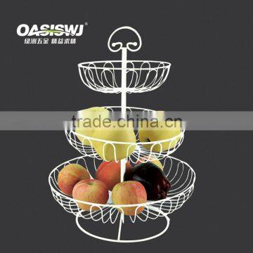 Fruit Tree Basket---- 3 Tiers metal basket--detachable 12'x16'