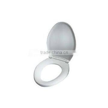 Duroplastic toilet seat with soft close