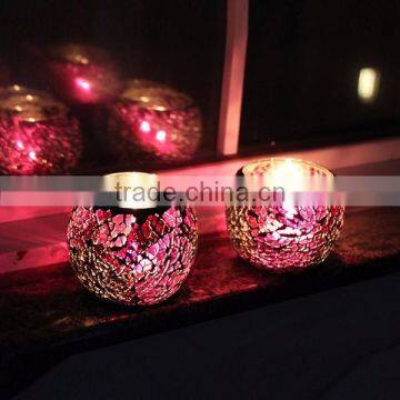 Home Decoration Use and Yes Handmade Mini Glass Jar Candle Holder photo-2