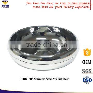 Creative OEM Stainless Steel Walnut Bowl photo-2