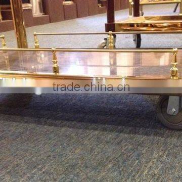 Luxury Stainless Steel Three Layers Liquor Trolley Food Trolley Service Trolley C-55 photo-2