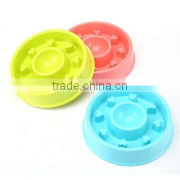 plastic dog feeding bowl