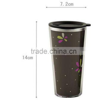 Double Layer Stainless Steel Color Changing Travel Mug photo-6