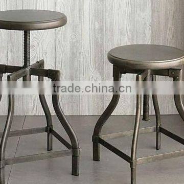 turner bar stool wholesale, industrial chair gunmetal finish MX-0282