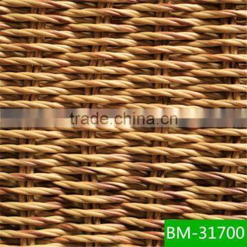 Durable non fading twisted pe plastic wicker raw making material for outdoor furniture