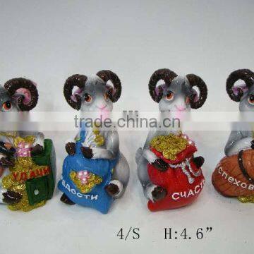 2015 new product resin sheep gift