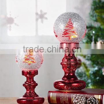 Chrsitmas Decorative LED Glittering Glass Torch Light Holiday Lighting