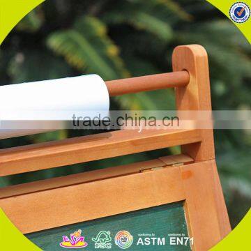 2017 Wholesale Kids Wooden Double Sided Ease Portable Children Wooden Double Sided Easel Best Wood Double Sided Easel W12B104 photo-6