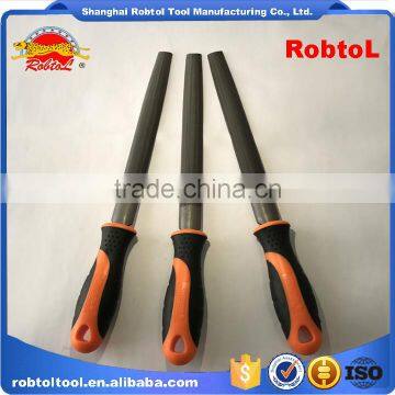 8" Steel File Rasp Bastard Cut Flat Half Round Curved Square Triangle Semicircle photo-6