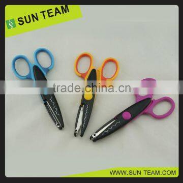CS005 5-1/4" New Plastic Handle Paper Cutting Craft Scissors photo-5