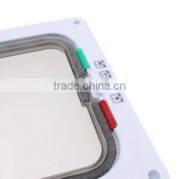 White 4-Way Magnetic Lockable Dog CAT Kitty Pet Safe Flap Door Small Medium 12lb photo-5