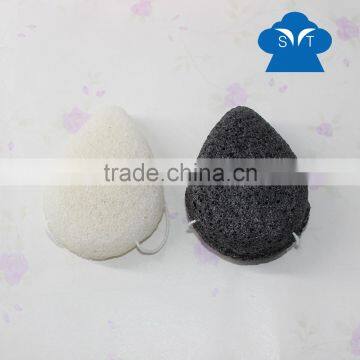 Tear drop konjac sponge eco-friendly,water absorbing natural sponge