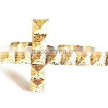 Cute Simple guileless cross Alloy ring