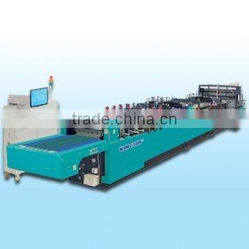 KZD-400ZF High Speed Four Side Seal Center Seal Plastic Bag Making Machine photo-2