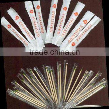 individual wrapped bamboo toothpick