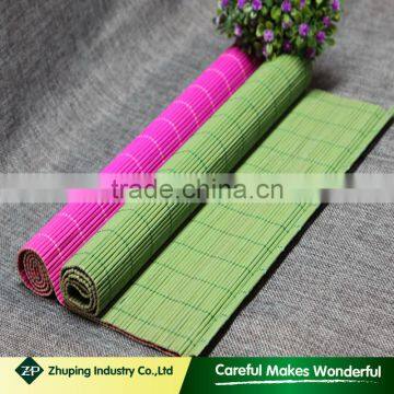 ANJI ZHUPING colourful printable bamboo placemat for table decoration