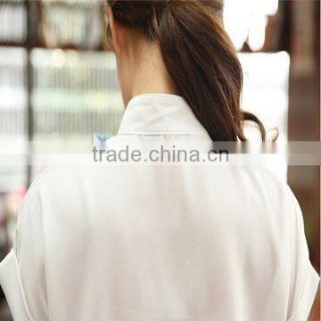 Factory Wholesale Silk Blouse Models,model Simple Blouse,satin Blouse photo-5