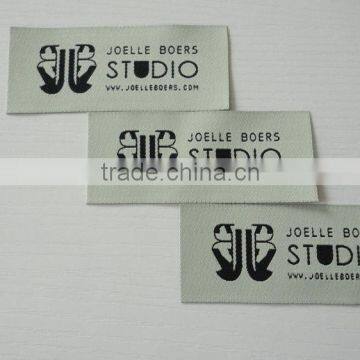 2017 Custom Designed New Style Woven Damask Label